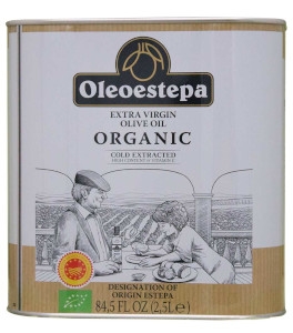 OLEOESTEPA  EXTRA VIRGIN OLIVE OIL ORGANIC 2,5L